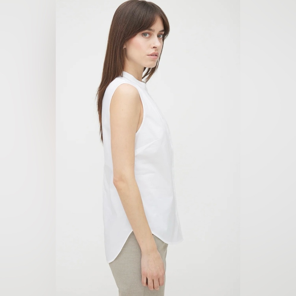 BNWOT Kit and Ace Marbella Sleeveless Poplin Shirt in Black M - Picture 5 of 12
